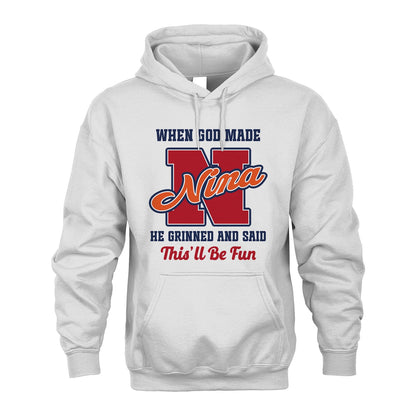 God Made Your Name Custom Shirt NINA M1-16
