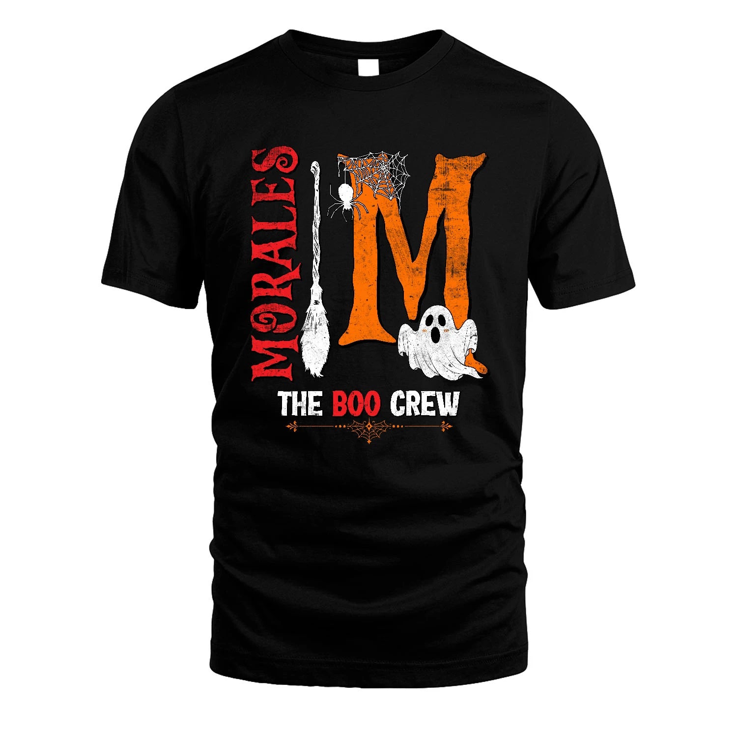 The Boo Crew Halloween With Your Name Shirt MORALES M1-23