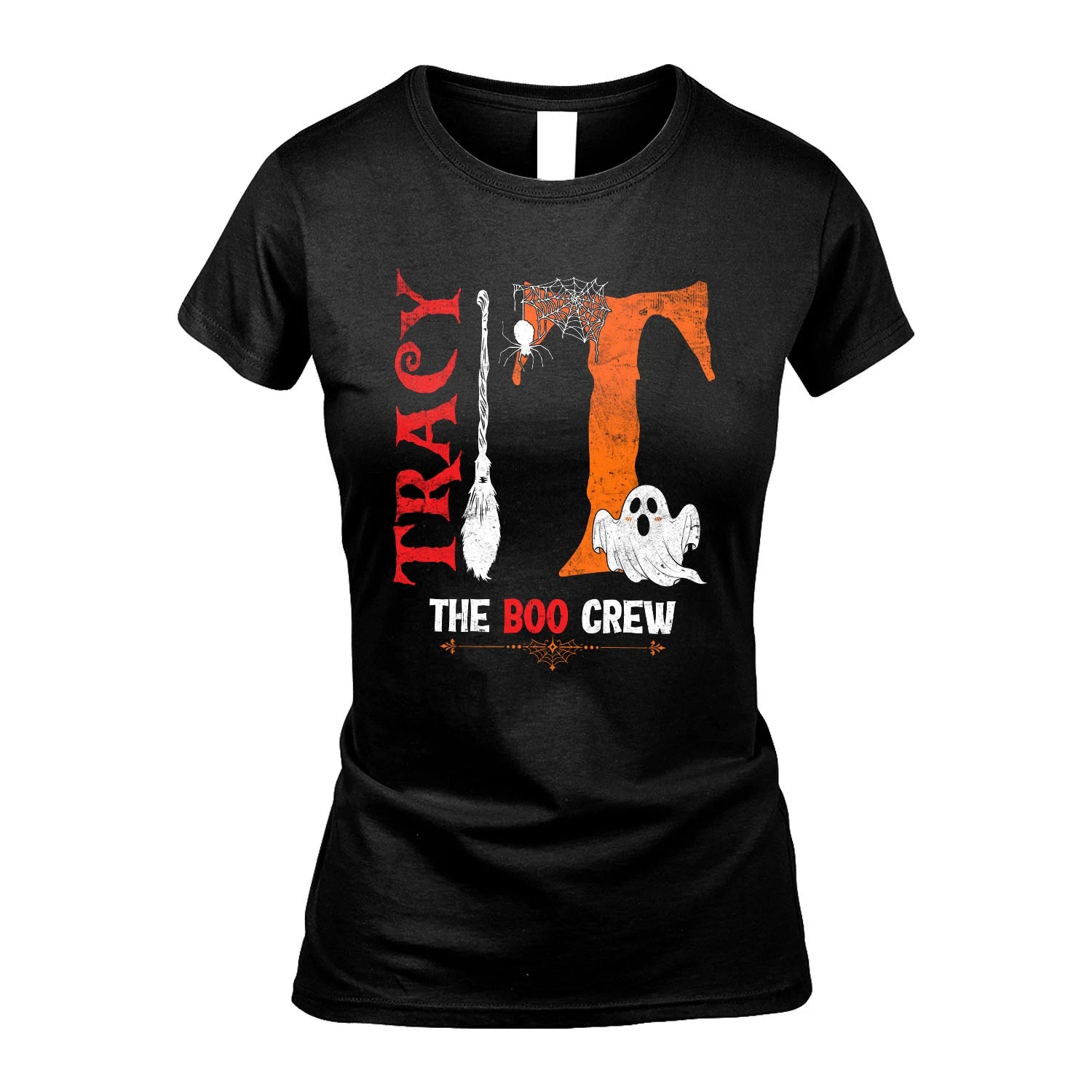 The Boo Crew Halloween With Your Name Shirt TRACY M1-23