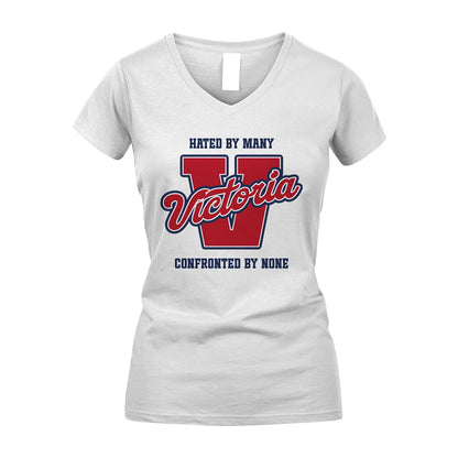 Hated By Many Confronted By None Personalized Name Shirt VICTORIA M1-8