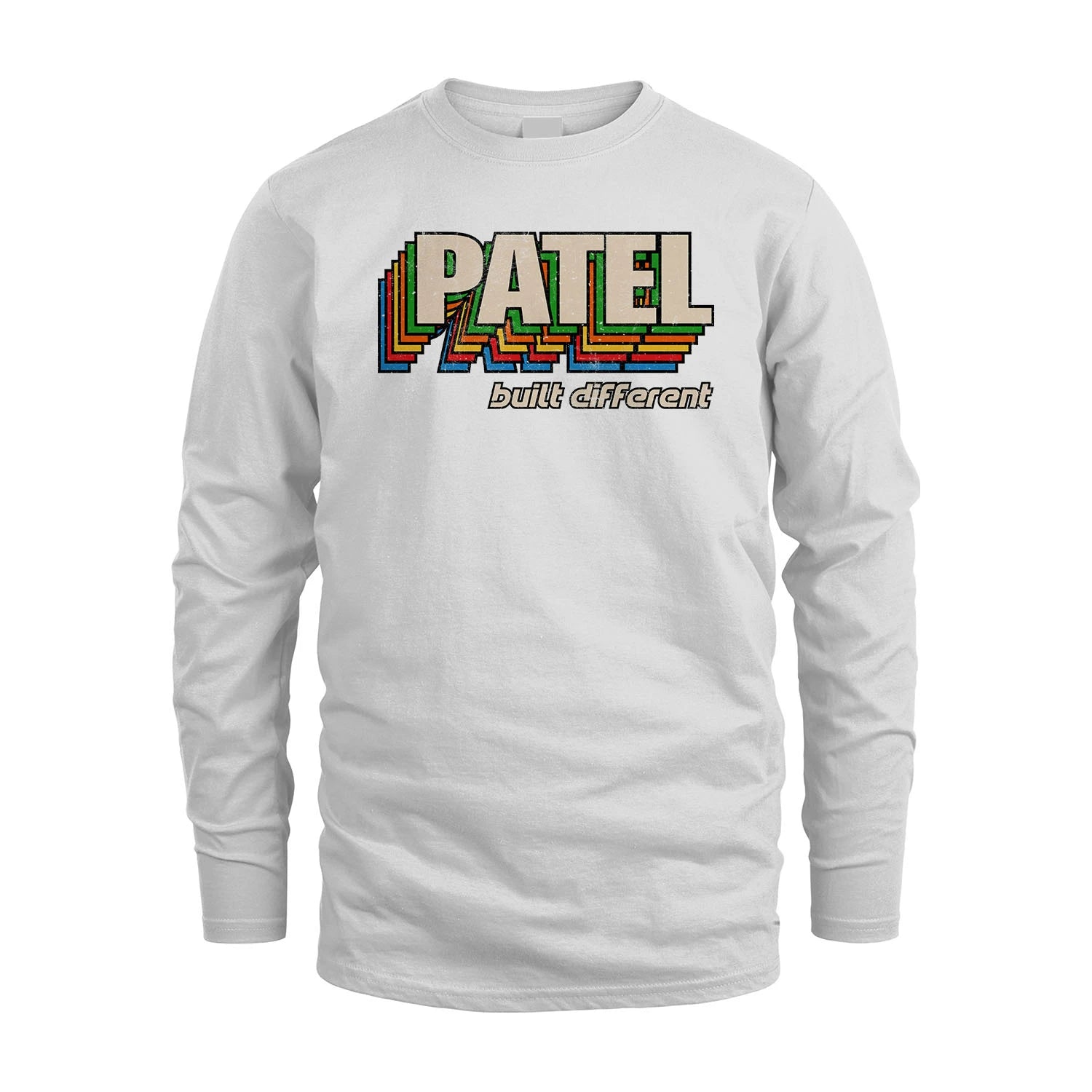 Your Name Built Different Retro Shirt PATEL M1-26