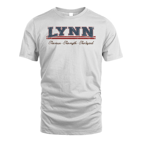 The Man The Myth The Legend Vintage Shirt LYNN M1-6