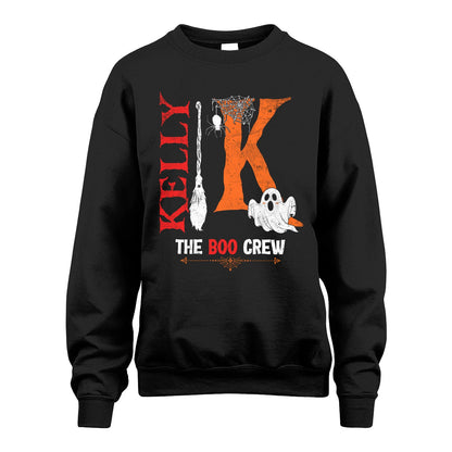 The Boo Crew Halloween With Your Name Shirt KELLY M1-23