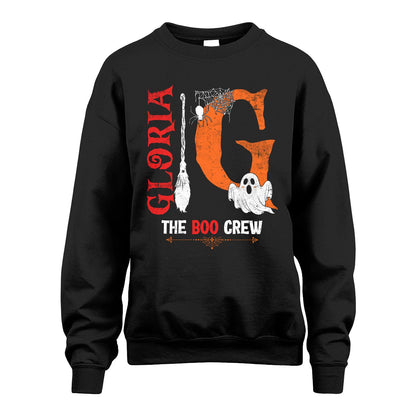 The Boo Crew Halloween With Your Name Shirt GLORIA M1-23