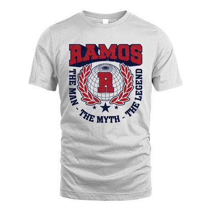 The Man The Myth The Legend Logo Shirt RAMOS M1-30
