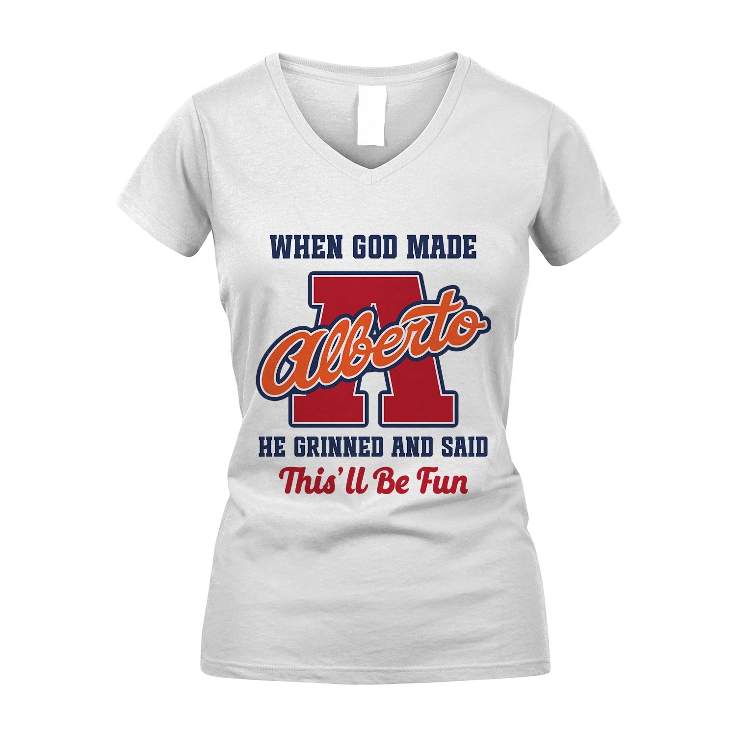 God Made Your Name Custom Shirt ALBERTO M1-16