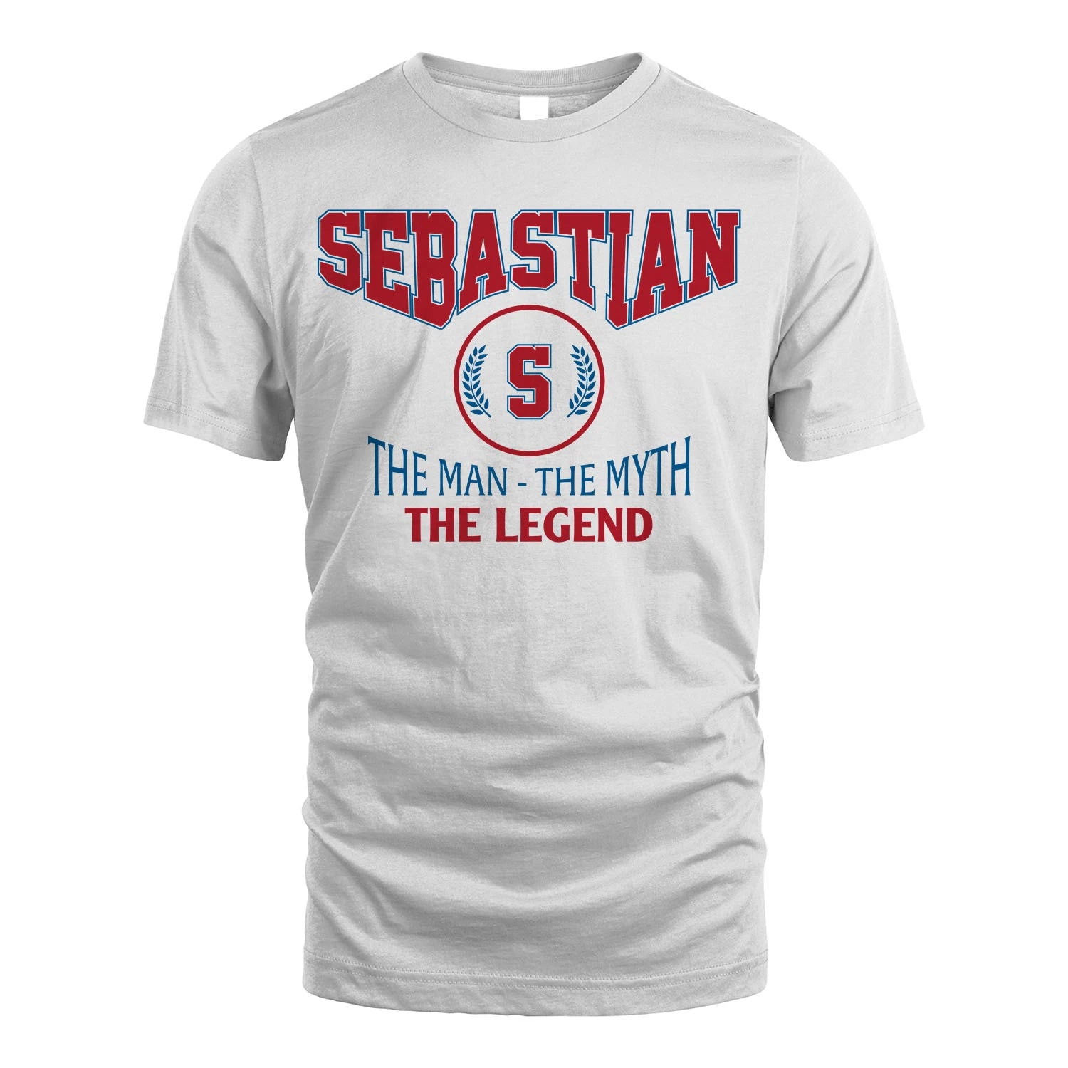 The Man The Myth The Legend Jet Style Shirt SEBASTIAN M1-9
