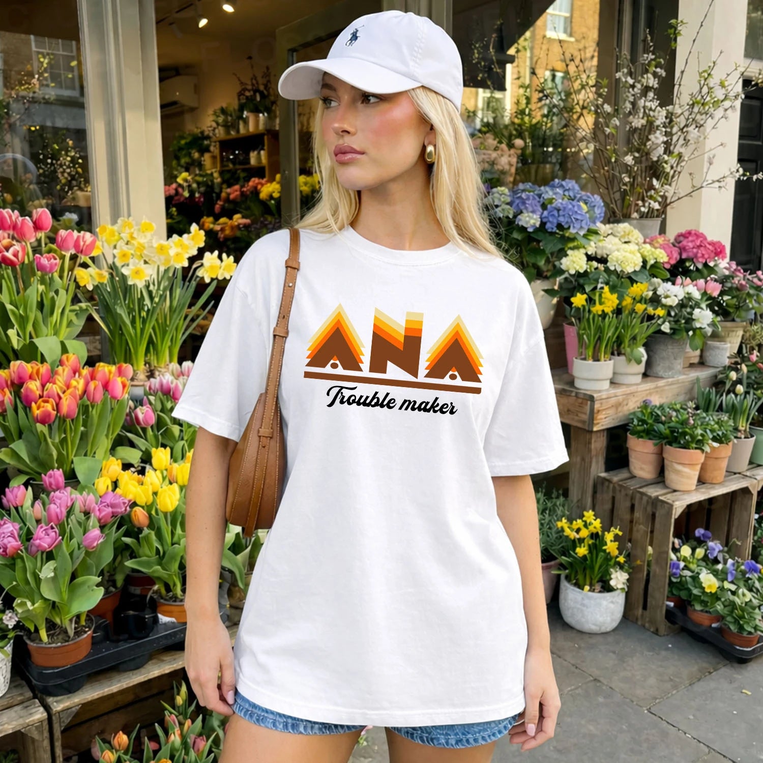 Your Name Trouble Maker Funny Shirt ANA M1-34