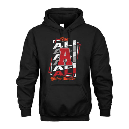 Team Your Name Lifetime Member Sporty Shirt ALI M1-25