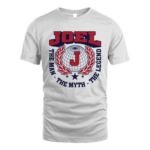 The Man The Myth The Legend Logo Shirt JOEL M1-30