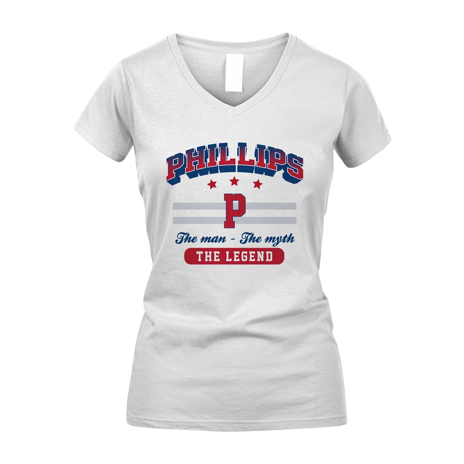 The Man The Myth The Legend With Your Name Shirt PHILLIPS M1-35