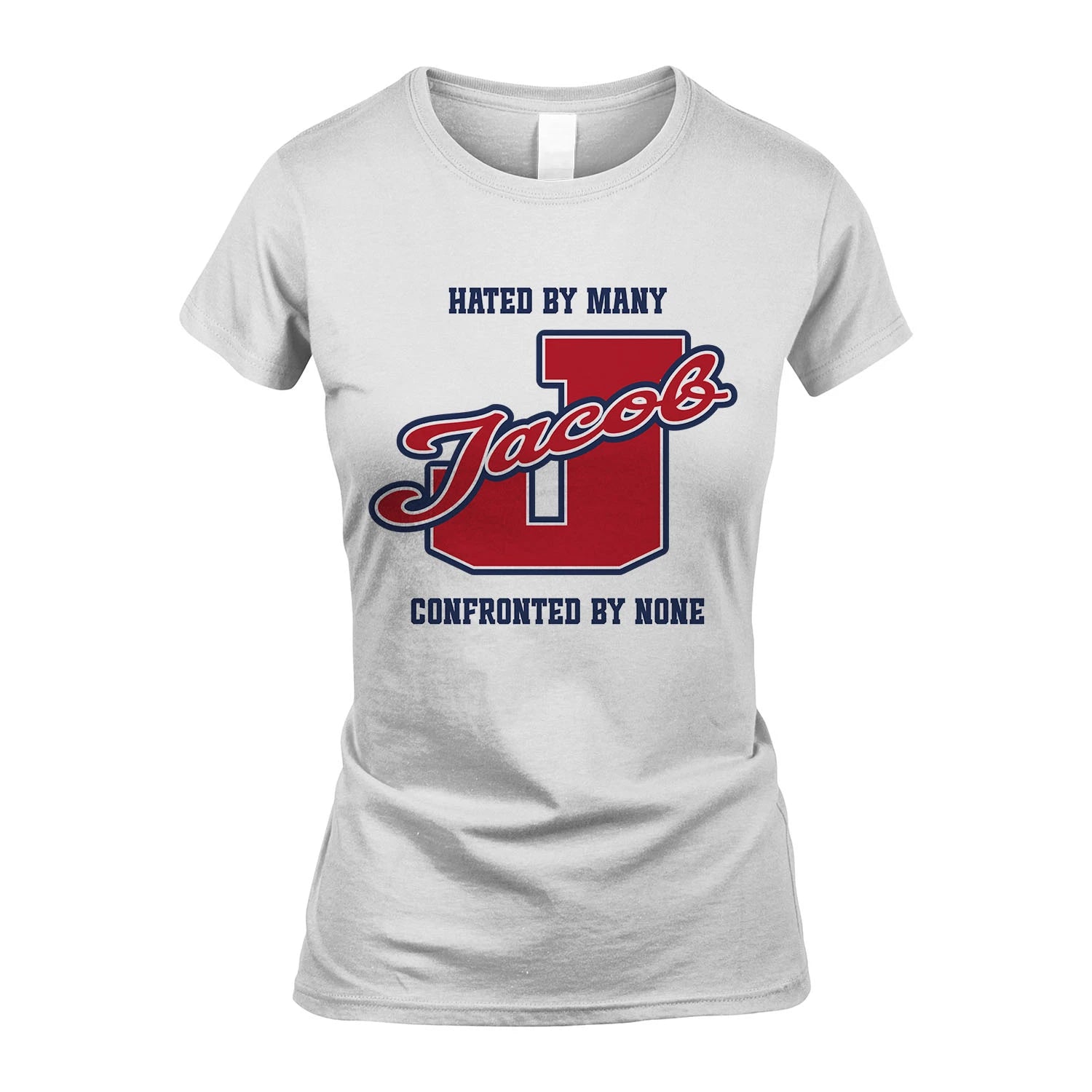 Hated By Many Confronted By None Personalized Name Shirt JACOB M1-8