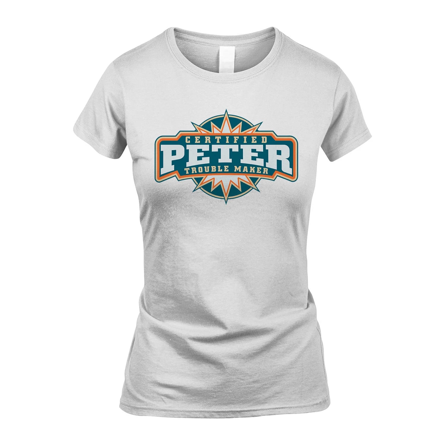 Certified Your Name Trouble Maker Shirt PETER M1-36