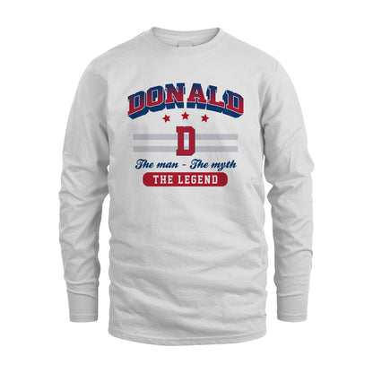 The Man The Myth The Legend With Your Name Shirt DONALD M1-35