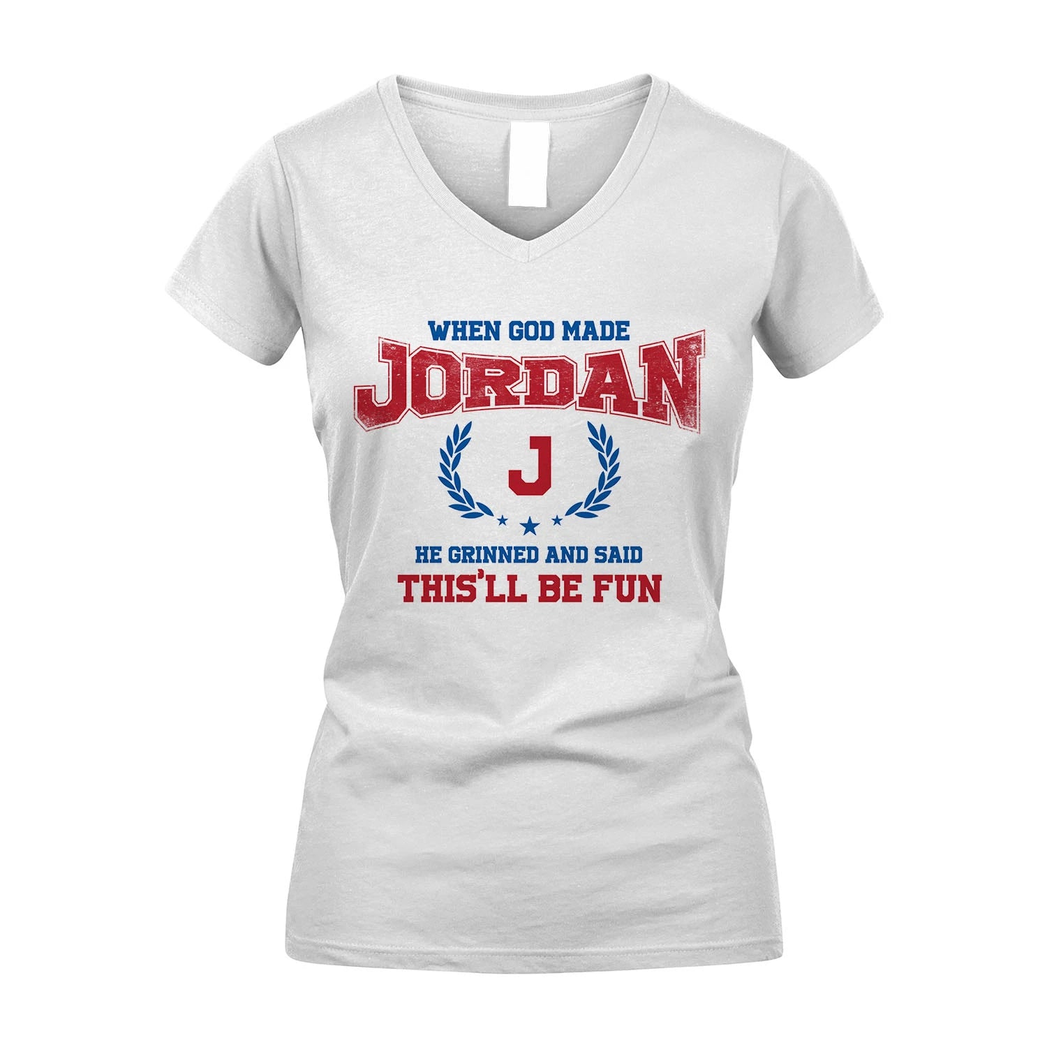 When God Made He Grinned And Said This'll Be Fun Shirt JORDAN M1-12
