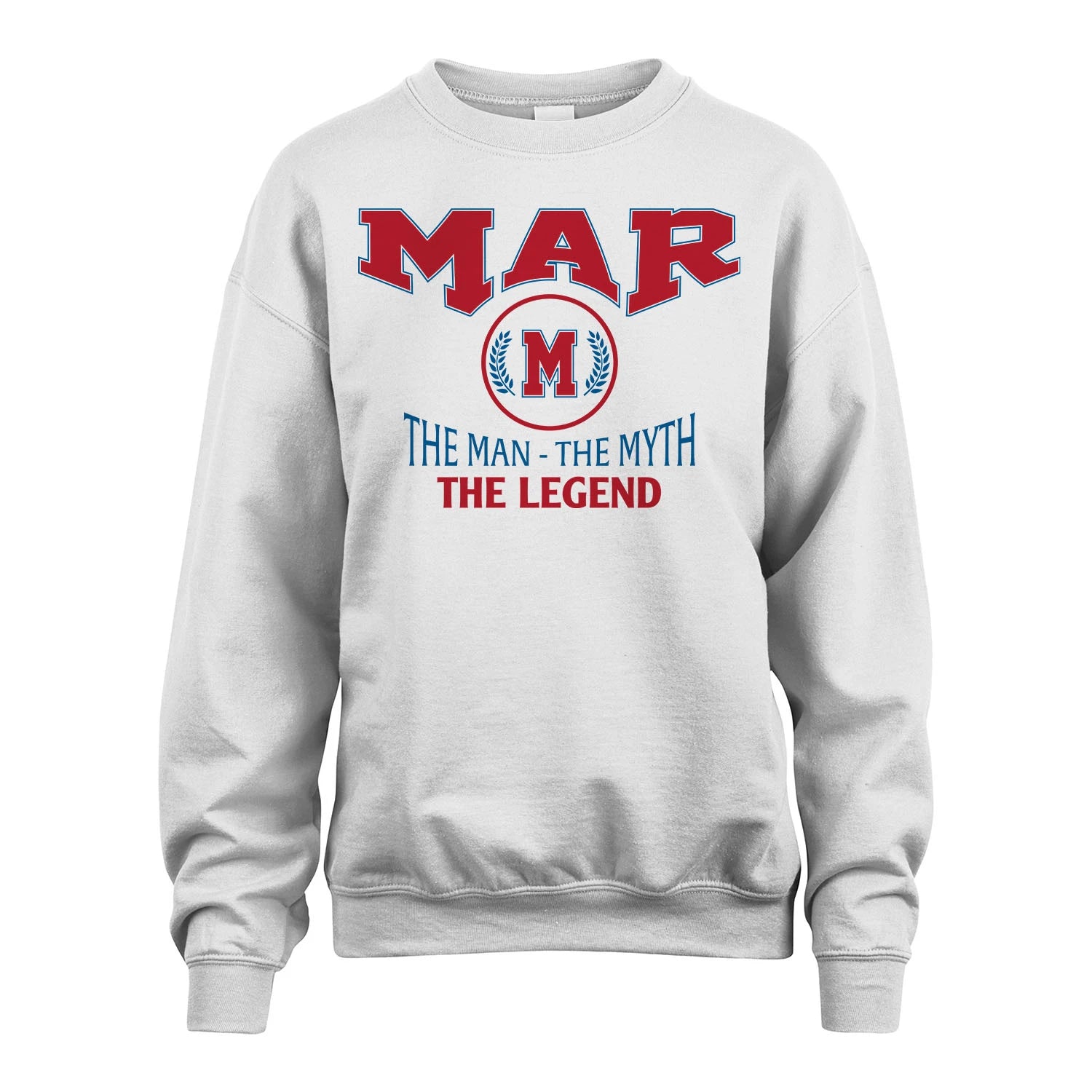 The Man The Myth The Legend Jet Style Shirt MAR M1-9