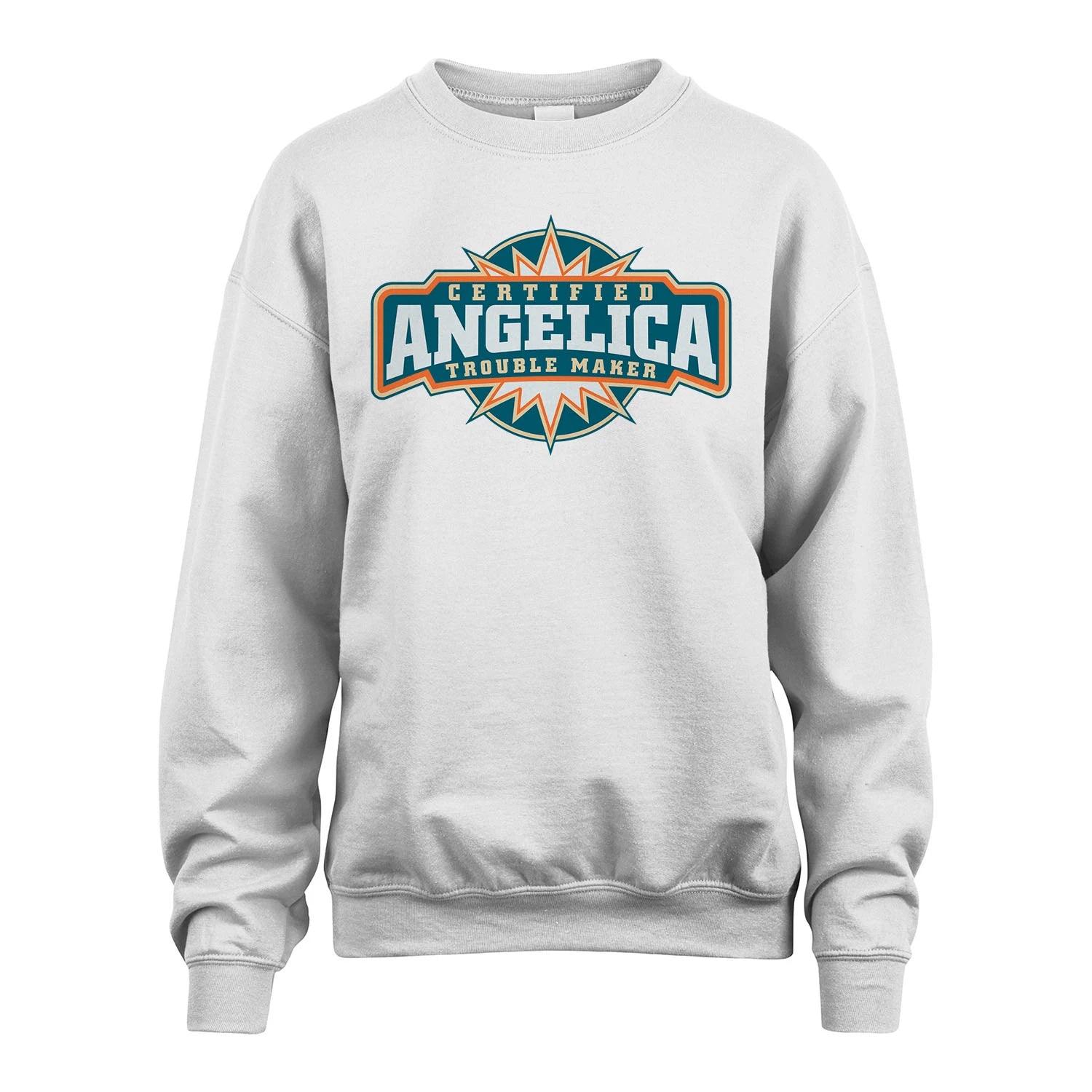 Certified Your Name Trouble Maker Shirt ANGELICA M1-36
