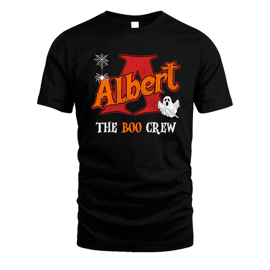 The Boo Crew Halloween Custom Name Shirt ALBERT M1-22