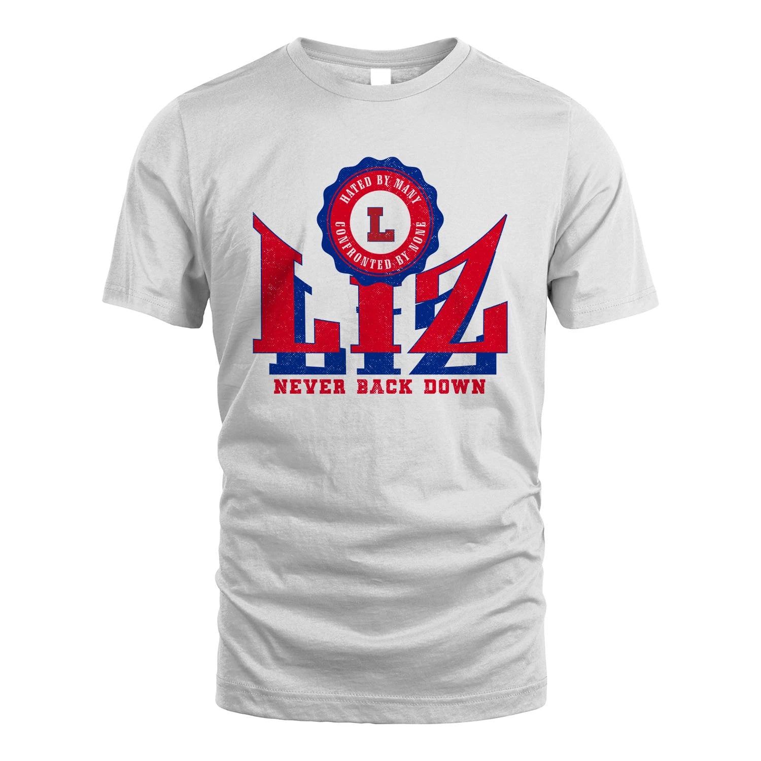 Your Name Never Back Down Shirt LIZ M1-33