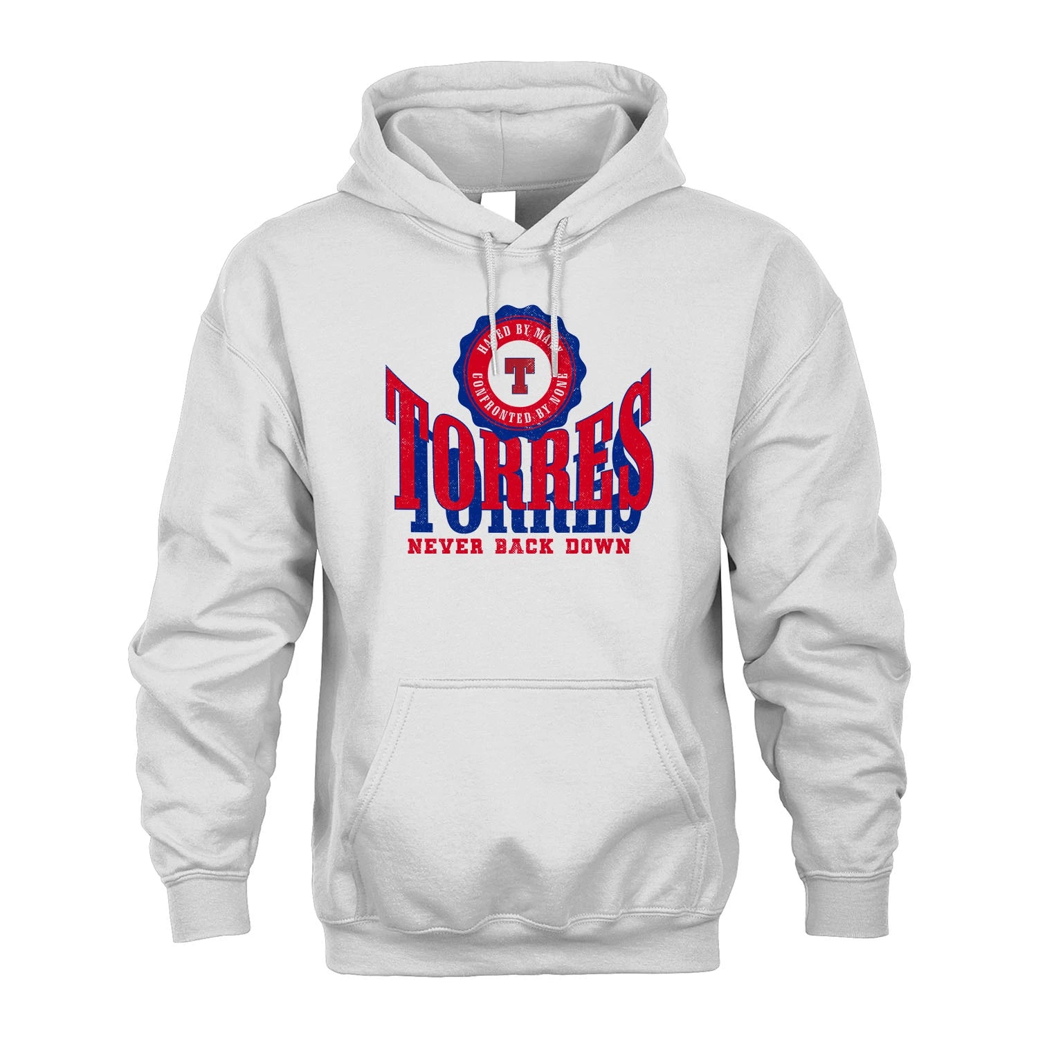 Your Name Never Back Down Shirt TORRES M1-33