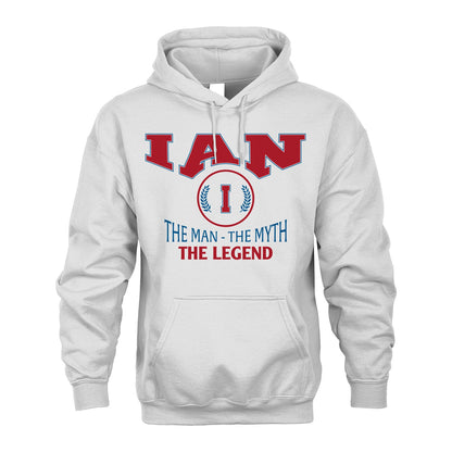 The Man The Myth The Legend Jet Style Shirt IAN M1-9