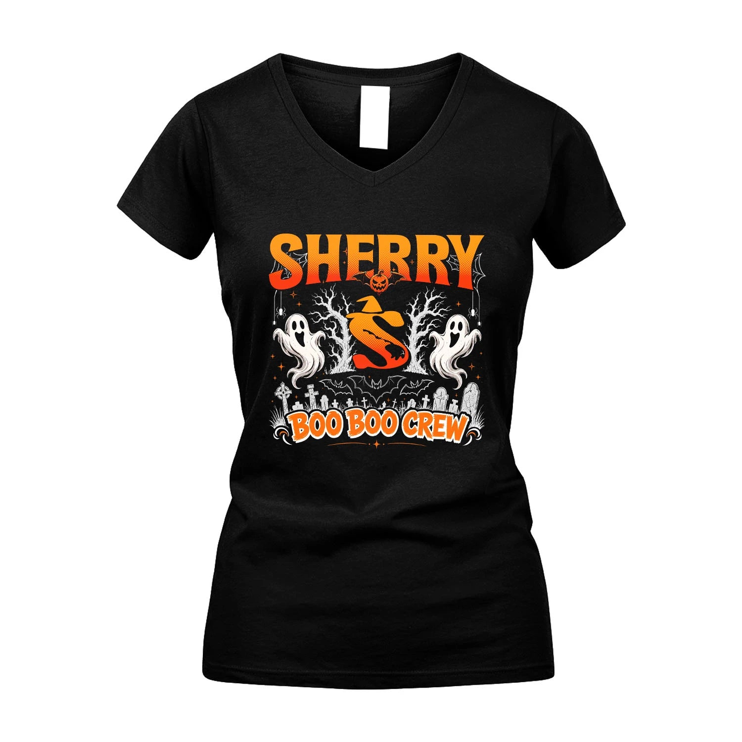 Boo Boo Crew Halloween Custom Name Shirt SHERRY M1-28