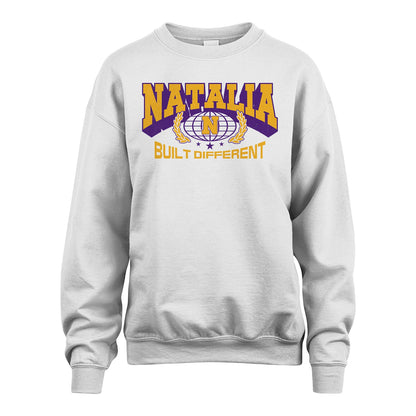 Your Name Built Different Sporty Shirt NATALIA M1-32