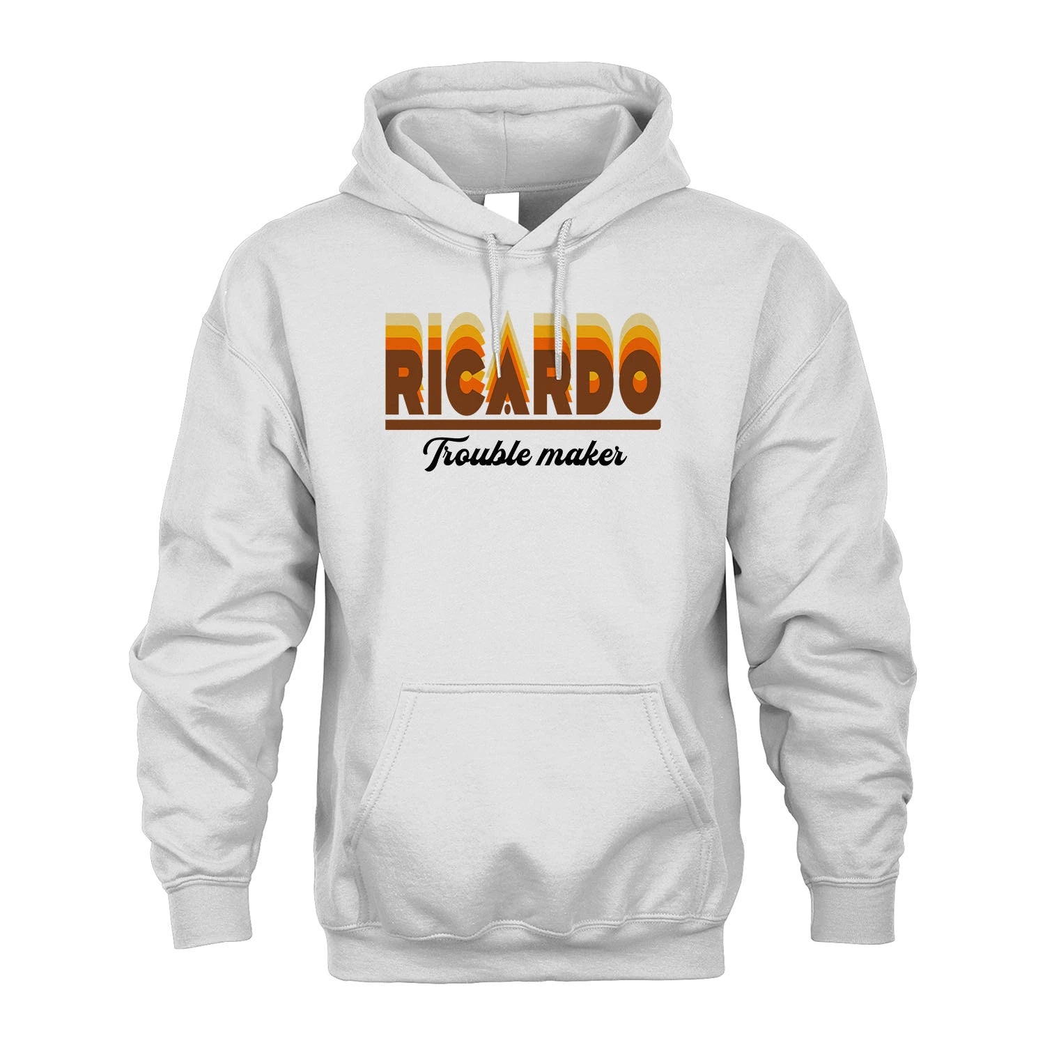 Your Name Trouble Maker Funny Shirt RICARDO M1-34