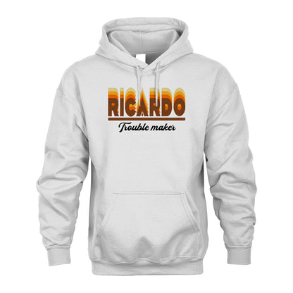 Your Name Trouble Maker Funny Shirt RICARDO M1-34