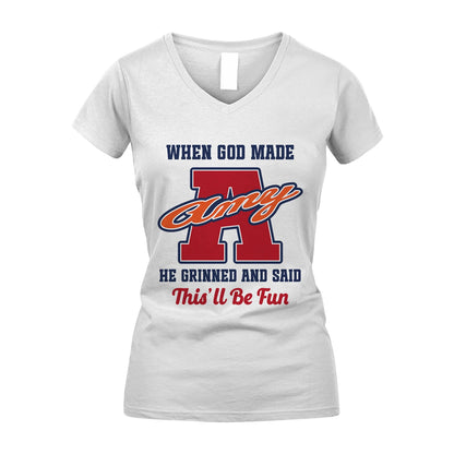 God Made Your Name Custom Shirt AMY M1-16