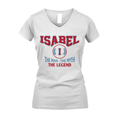 The Man The Myth The Legend Jet Style Shirt ISABEL M1-9