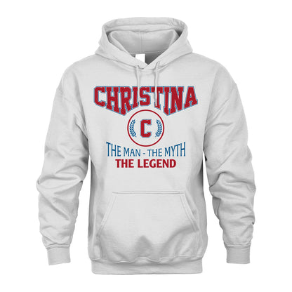 The Man The Myth The Legend Jet Style Shirt CHRISTINA M1-9