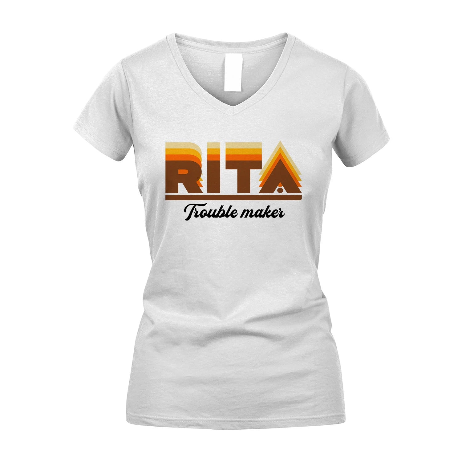Your Name Trouble Maker Funny Shirt RITA M1-34