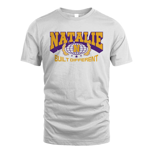 Your Name Built Different Sporty Shirt NATALIE M1-32
