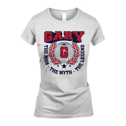 The Man The Myth The Legend Logo Shirt GARY M1-30