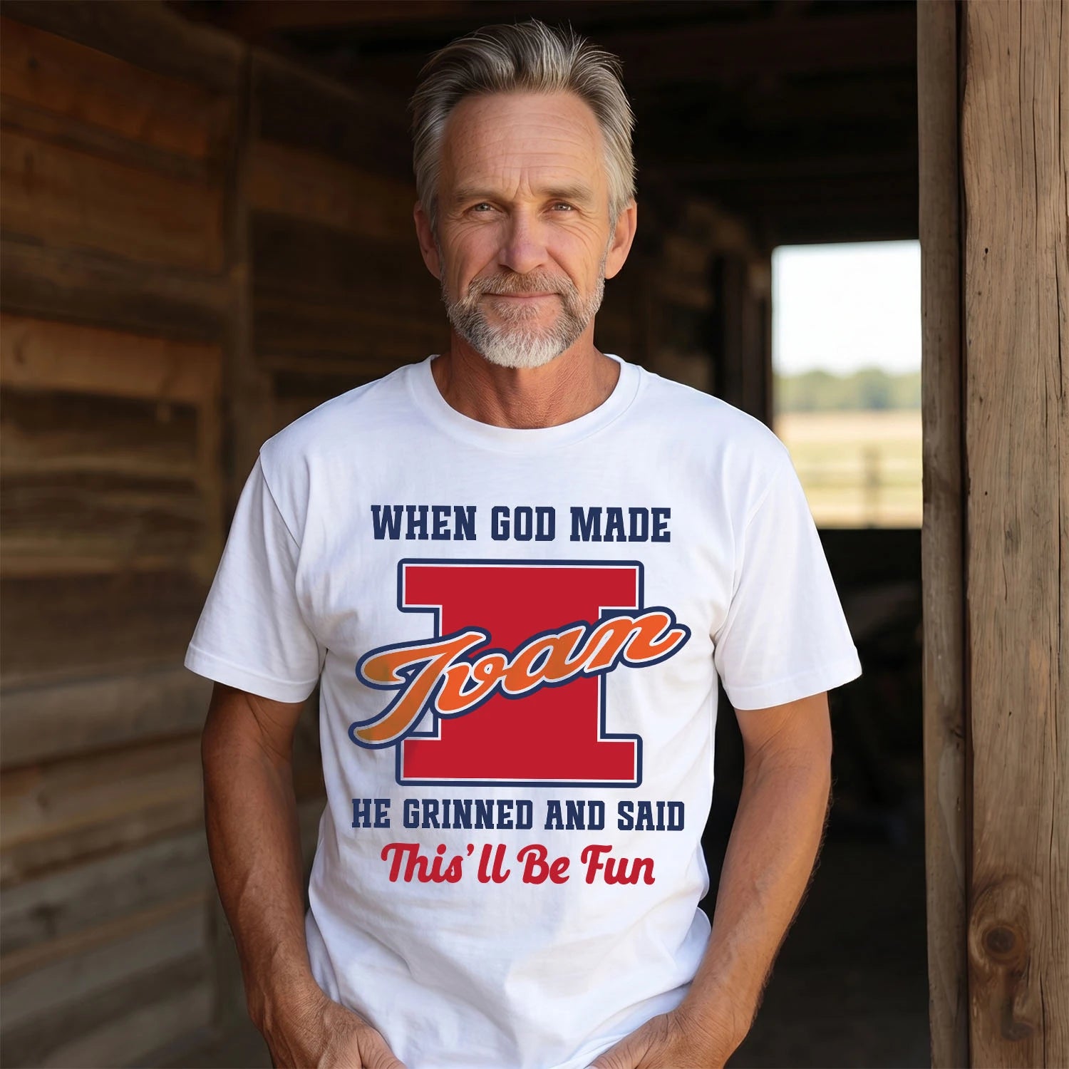 God Made Your Name Custom Shirt IVAN M1-16