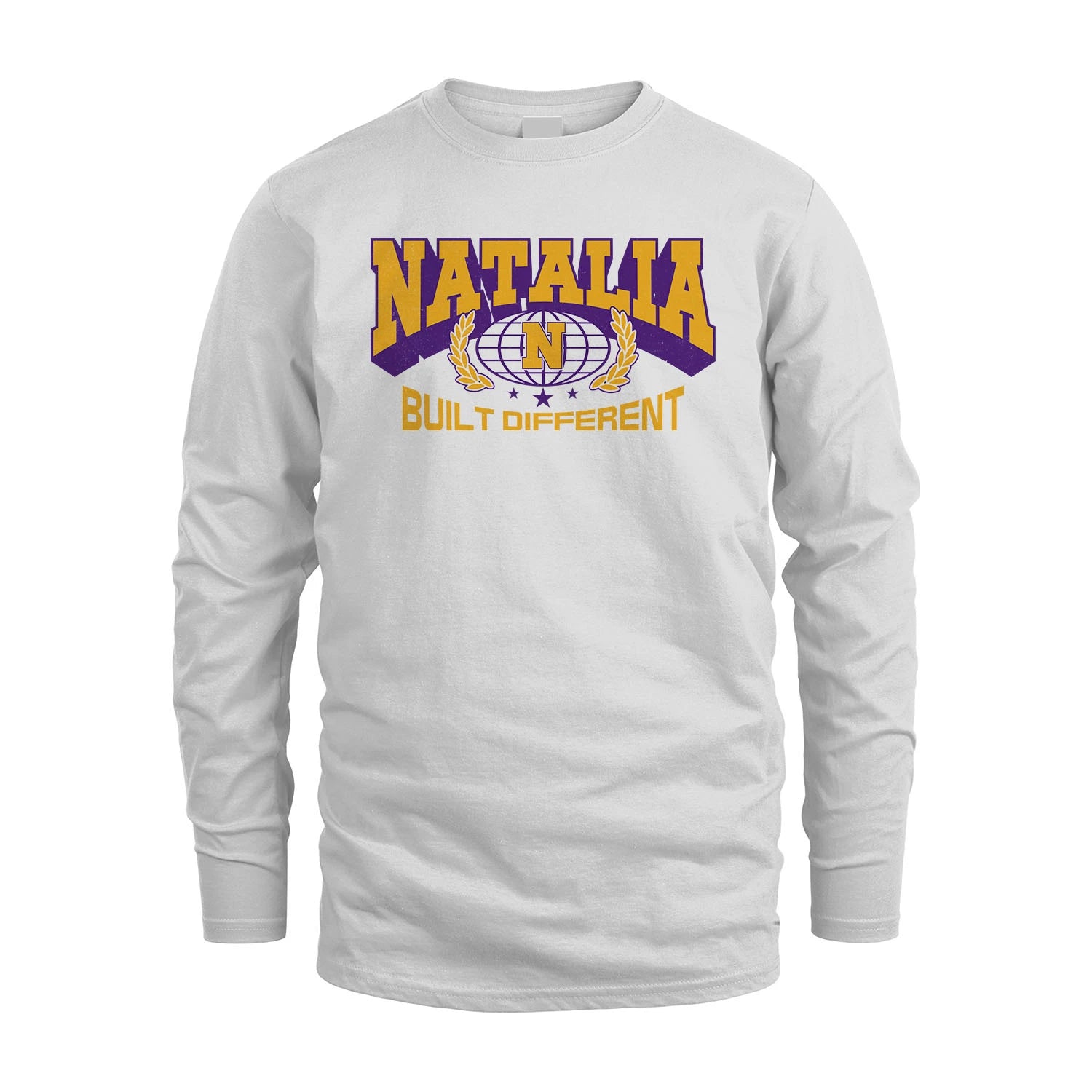 Your Name Built Different Sporty Shirt NATALIA M1-32