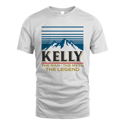 The Man The Myth The Legend Vintage Mountain Shirt KELLY M1-19