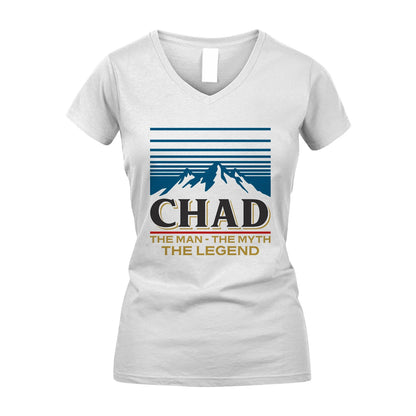 The Man The Myth The Legend Vintage Mountain Shirt CHAD M1-19
