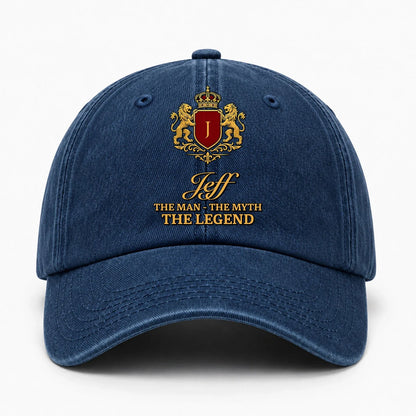 The Man The Myth The Legend Royal Blue Cap JEFF 13K1 C49PF
