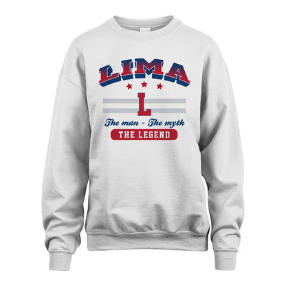 The Man The Myth The Legend With Your Name Shirt LIMA M1-35