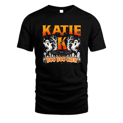 Boo Boo Crew Halloween Custom Name Shirt KATIE M1-28