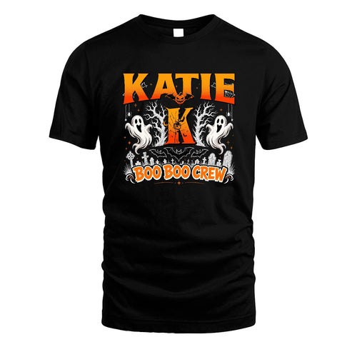 Boo Boo Crew Halloween Custom Name Shirt KATIE M1-28