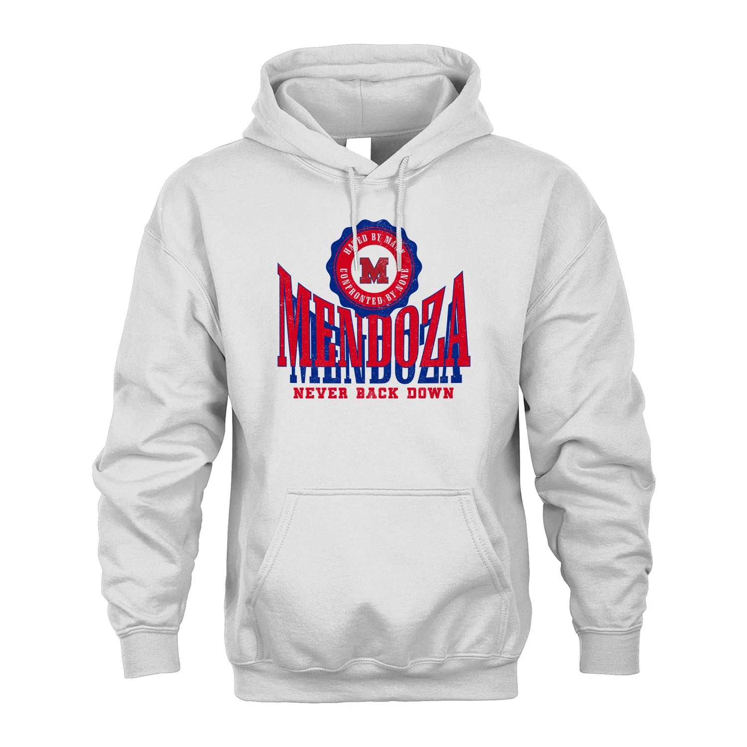 Your Name Never Back Down Shirt MENDOZA M1-33