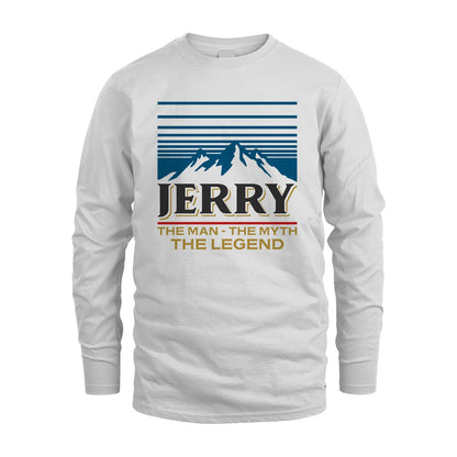The Man The Myth The Legend Vintage Mountain Shirt JERRY M1-19