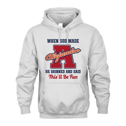 God Made Your Name Custom Shirt ALEJANDRO M1-16