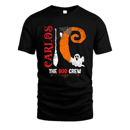 The Boo Crew Halloween With Your Name Shirt CARLOS M1-23