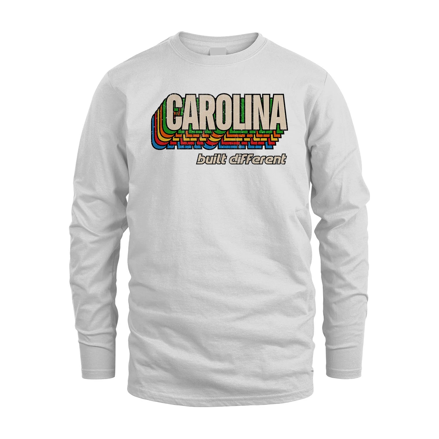 Your Name Built Different Retro Shirt CAROLINA M1-26
