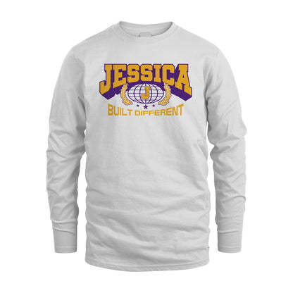 Your Name Built Different Sporty Shirt JESSICA M1-32