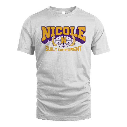 Your Name Built Different Sporty Shirt NICOLE M1-32